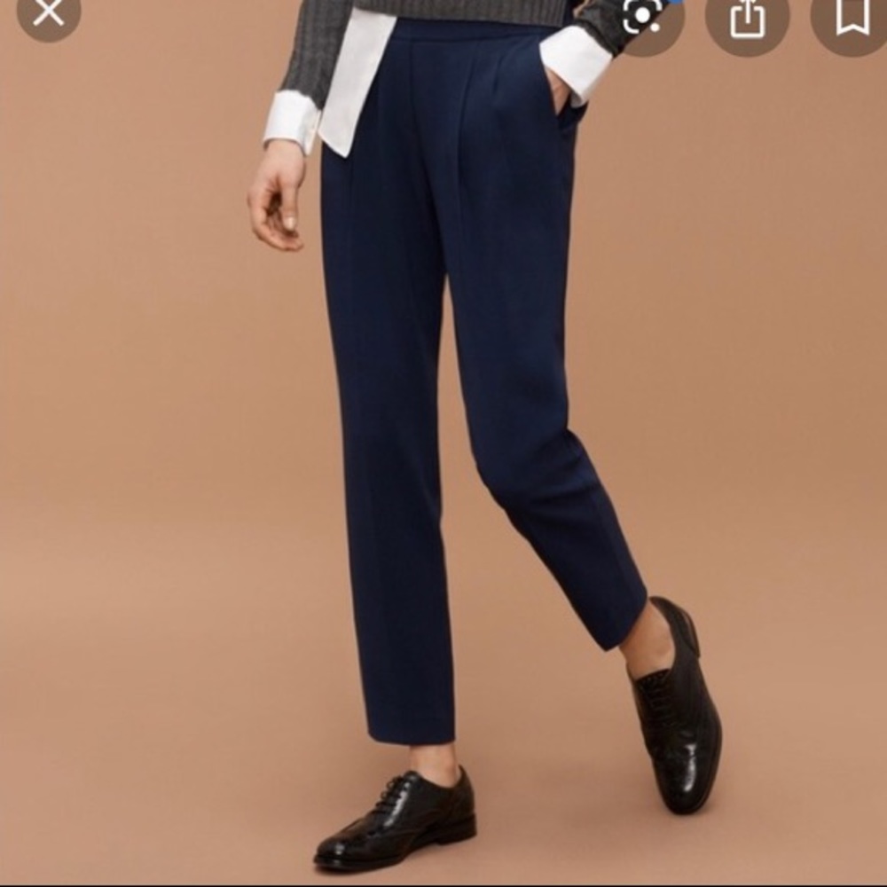 NWOT Babaton Cohen Navy Trousers